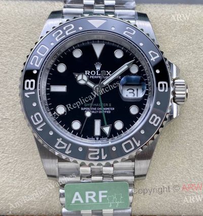 Replica Rolex 2024 GMT-Master II Black-Grey Bezel Swiss 3285 Jubilee Band